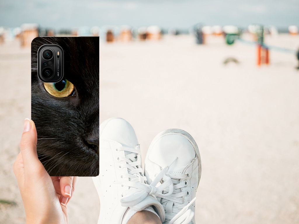 Xiaomi Mi 11i | Poco F3 Hoesje maken Zwarte Kat - B2C Telecom