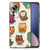 Xiaomi 12 | 12X Dierenprint Telefoonhoesje Vrolijke Uilen B2C Telecom