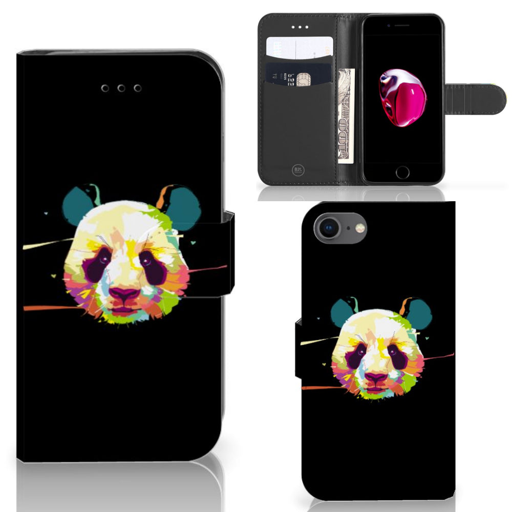 iPhone 7 | 8 | SE (2020) | SE (2022) Leuk Hoesje Panda Color
