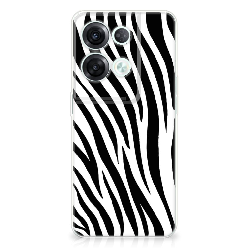 OPPO Reno8 Pro TPU Hoesje Zebra