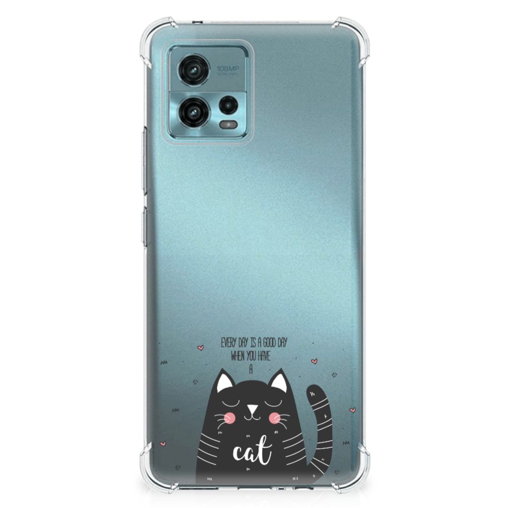 otorola Moto G72 Stevig Bumper Hoesje Cat Good Day B2C Telecom