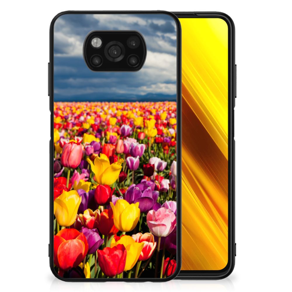 Xiaomi Poco X3 | X3 Pro Bloemen Hoesje Tulpen B2C Telecom