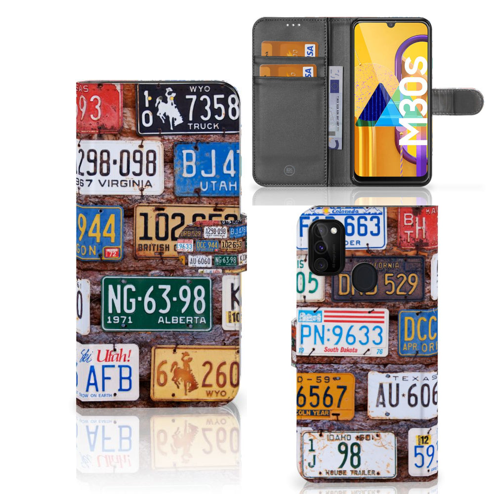 Samsung Galaxy M21 | M30s Telefoonhoesje met foto Kentekenplaten