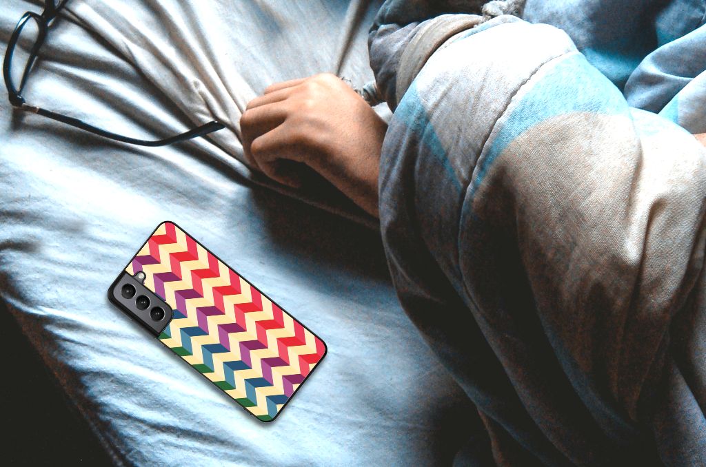 Samsung Galaxy S21FE Back Case Zigzag Multi Color B2C Telecom