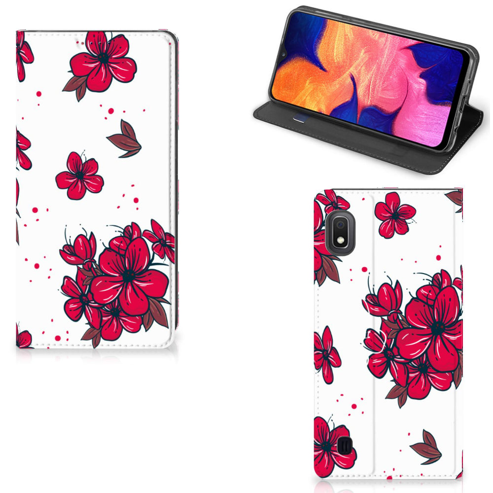 Samsung Galaxy A10 Smart Cover Blossom Red
