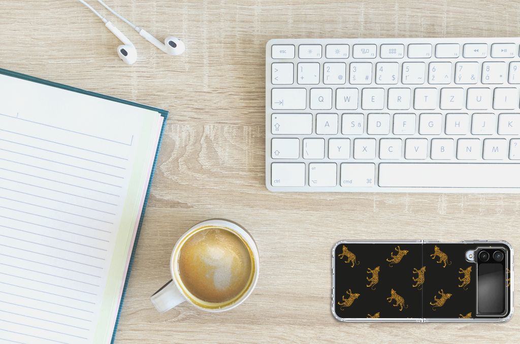 TPU Hoesje voor Samsung Galaxy Z Flip 4 Leopards B2C Telecom