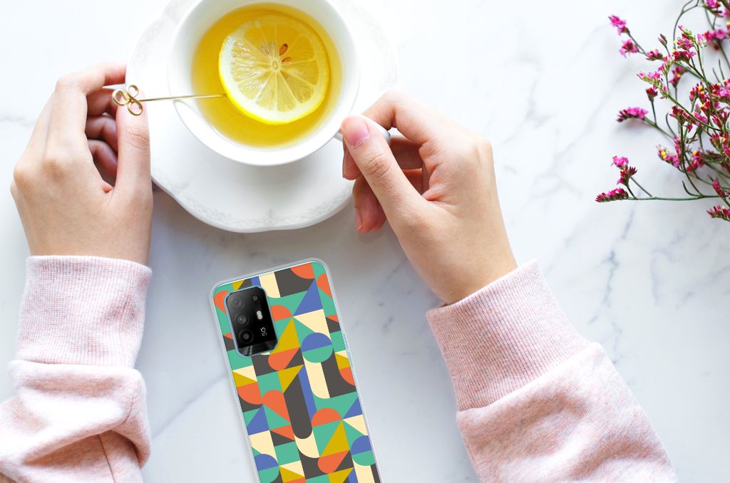 OPPO A94 5G | Reno5 Z TPU bumper Funky Retro B2C Telecom