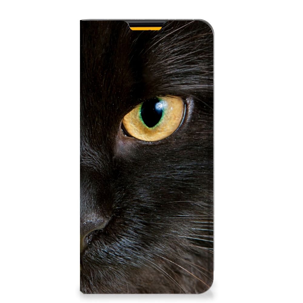 Samsung Galaxy M52 Hoesje maken Zwarte Kat - B2C Telecom