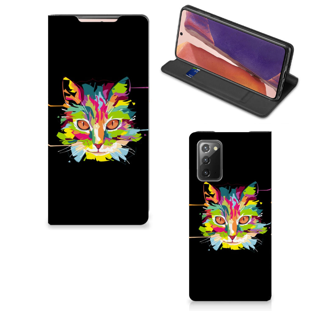 Samsung Galaxy Note20 Magnet Case Cat Color
