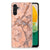 Samsung Galaxy A13 | A04s TPU Siliconen Hoesje Marmer Oranje B2C Telecom