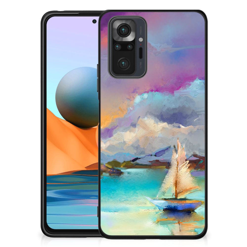 Kleurrijke Telefoonhoesje Xiaomi Redmi Note 10 Pro Boat