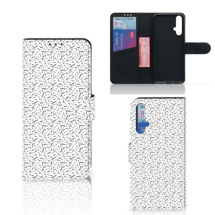 Honor 20 Telefoon Hoesje Stripes Dots