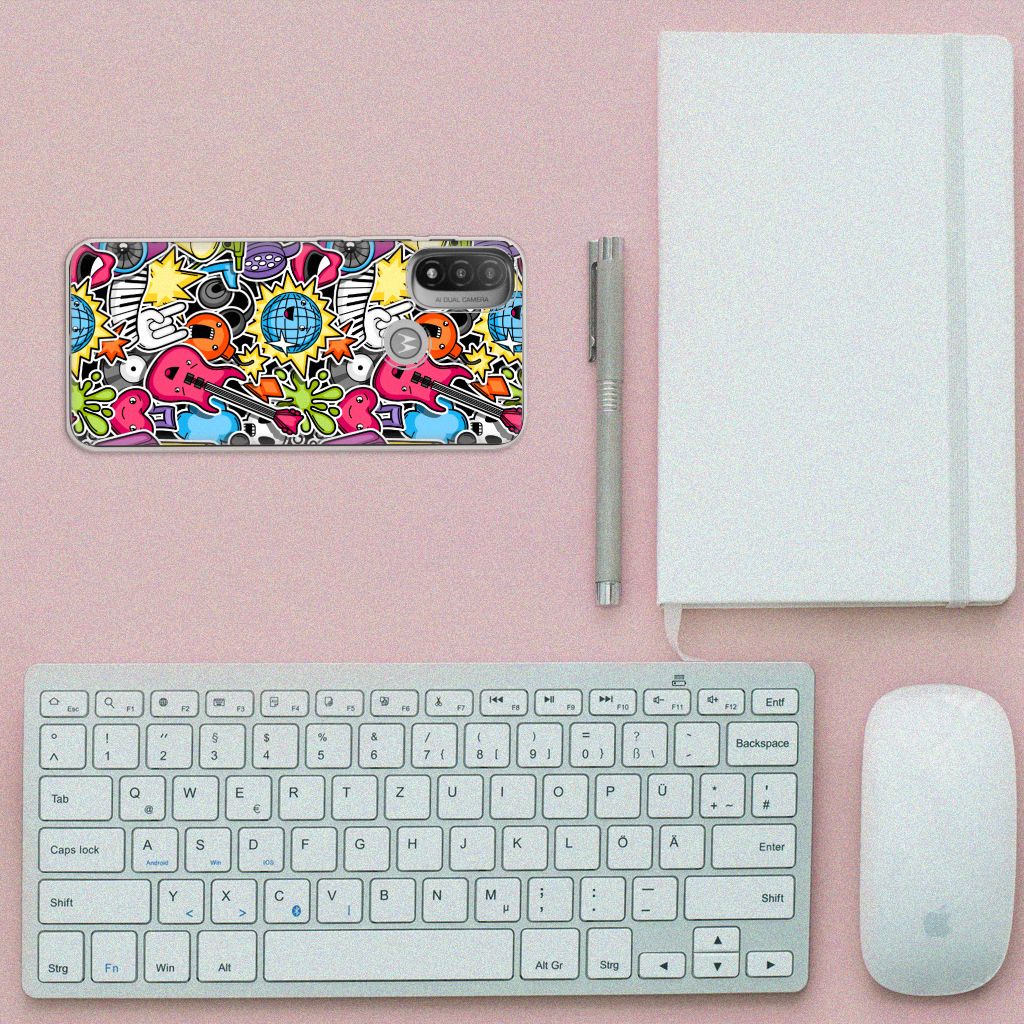 Motorola Moto E20 | E40 Silicone Back Cover Punk Rock B2C Telecom