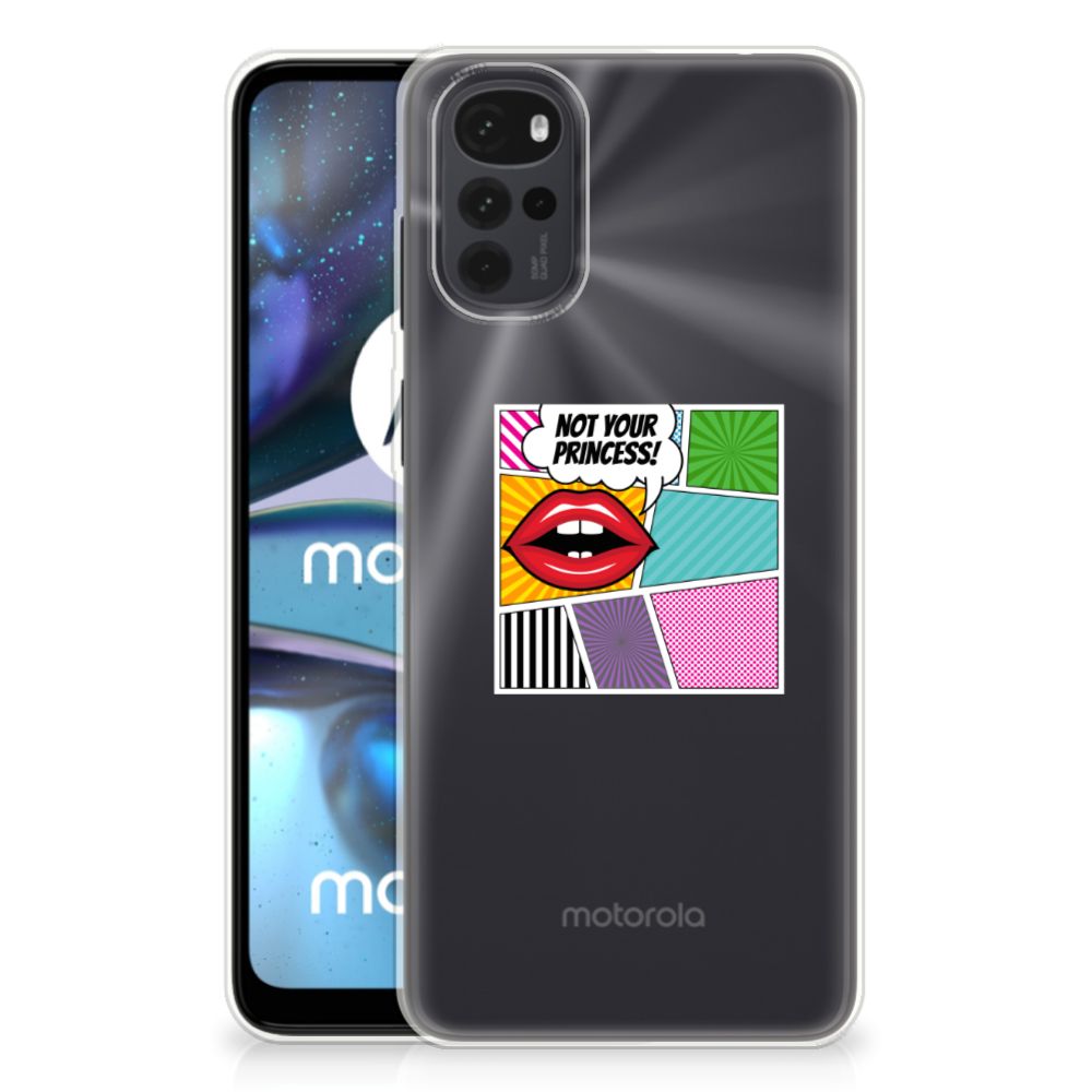 Motorola Moto G22 Silicone Back Cover Popart Princess B2C Telecom