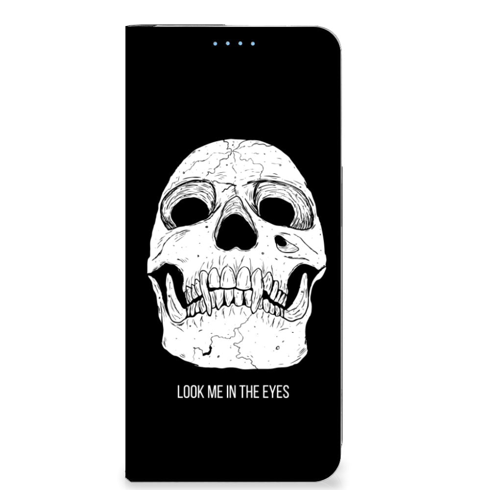 Mobiel BookCase OPPO Reno8 Skull Eyes - B2C Telecom