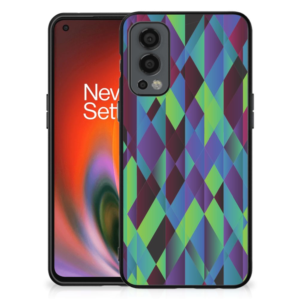 OnePlus Nord 2 Backcover Abstract Green Blue