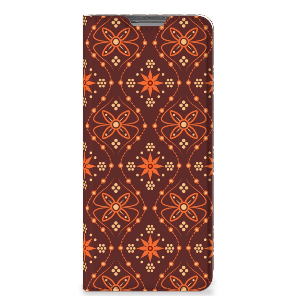OPPO Find X5 Hoesje met Magneet Batik Brown - B2C Telecom