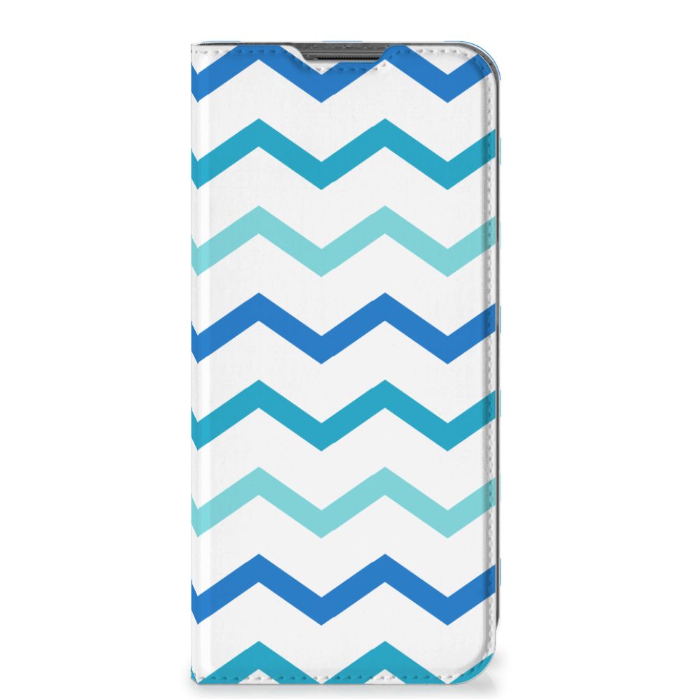 Nokia G11 | G21 Hoesje met Magneet Zigzag Blauw - B2C Telecom