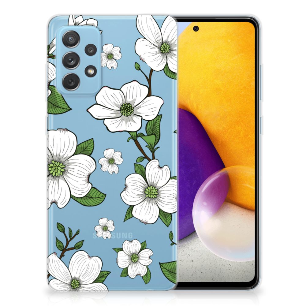 Samsung Galaxy A72 TPU Case Dogwood Flowers B2C Telecom