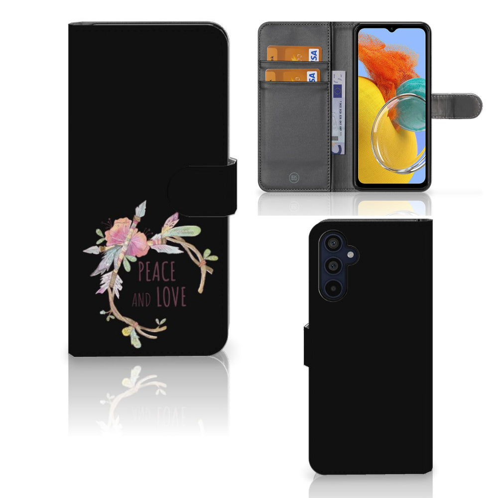 Samsung Galaxy M14 Leuk Hoesje Boho Text