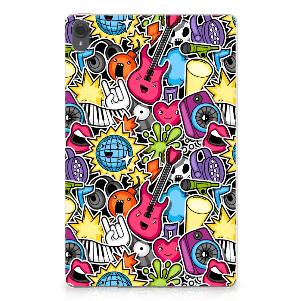 Lenovo Tab P11 | P11 Plus Leuke Siliconen Hoes Punk Rock