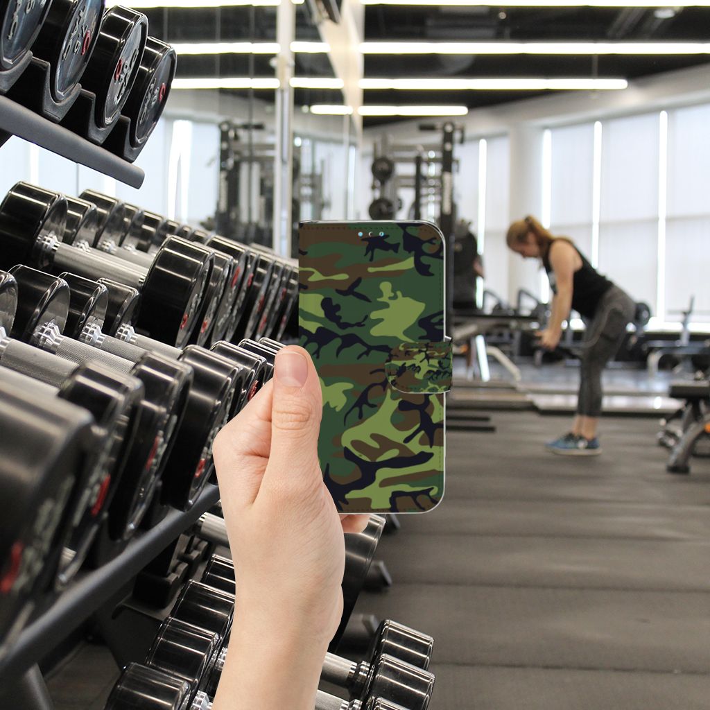 Huawei Y5 (2019) Telefoon Hoesje Army Dark