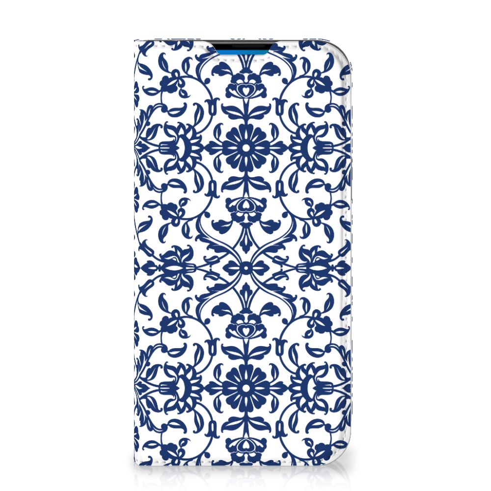 iPhone 14 Pro Max Smart Cover Flower Blue - B2C Telecom