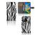 iPhone 14 Pro Telefoonhoesje met Pasjes Zebra