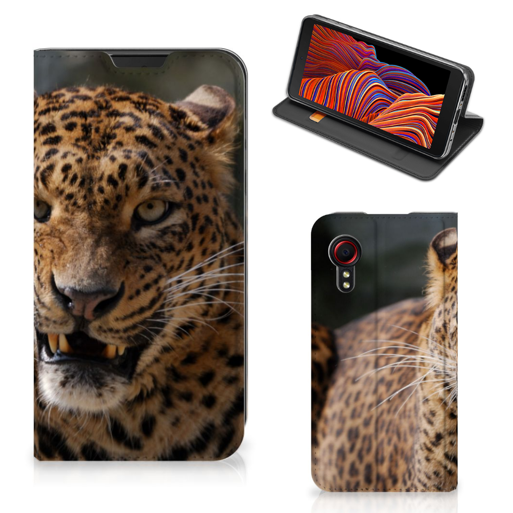 Samsung Galaxy Xcover 5 Hoesje maken Luipaard - B2C Telecom