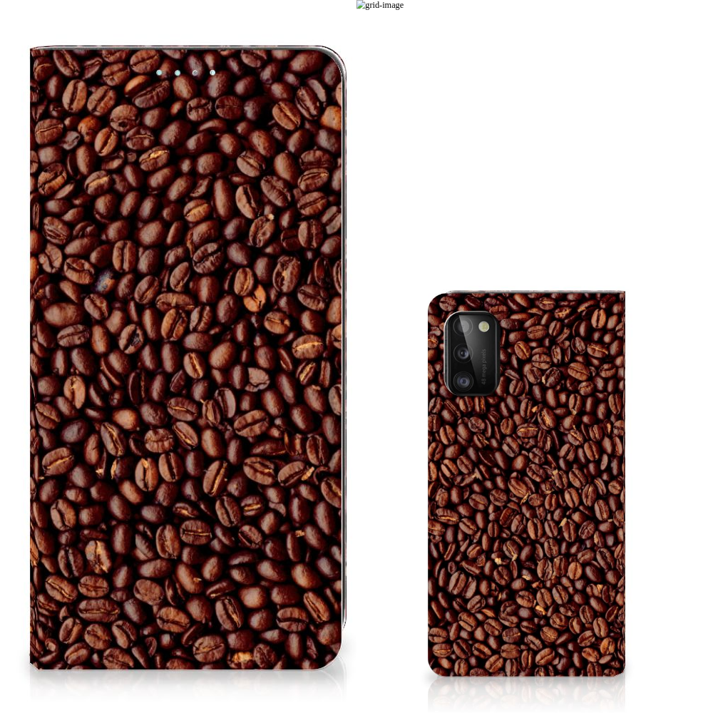 Samsung Galaxy A41 Flip Style Cover Koffiebonen - B2C Telecom