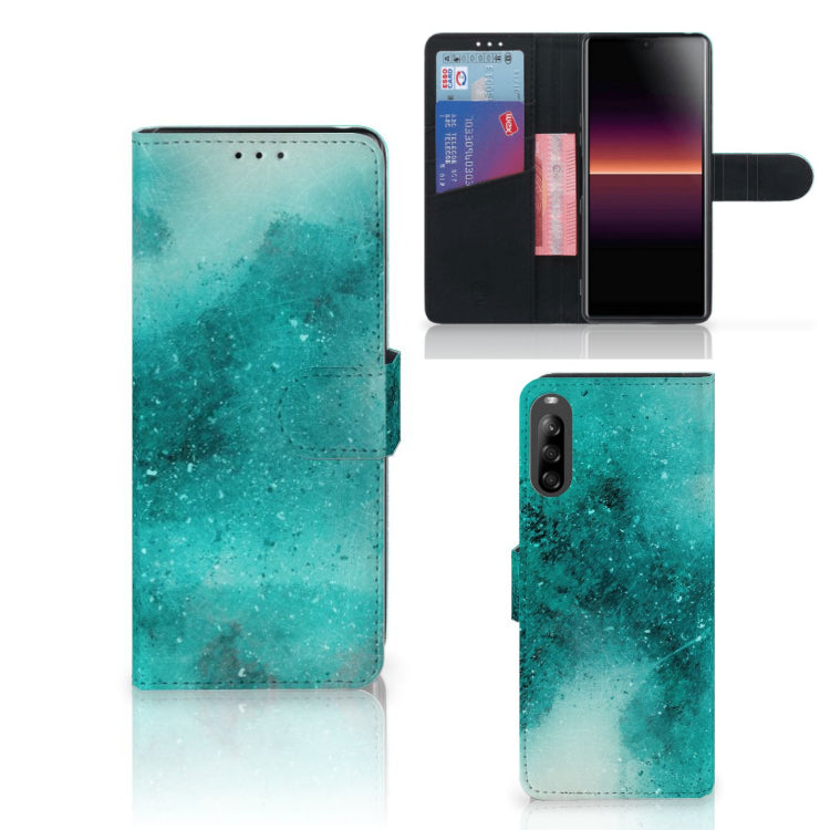 Hoesje Sony Xperia L4 Painting Blue