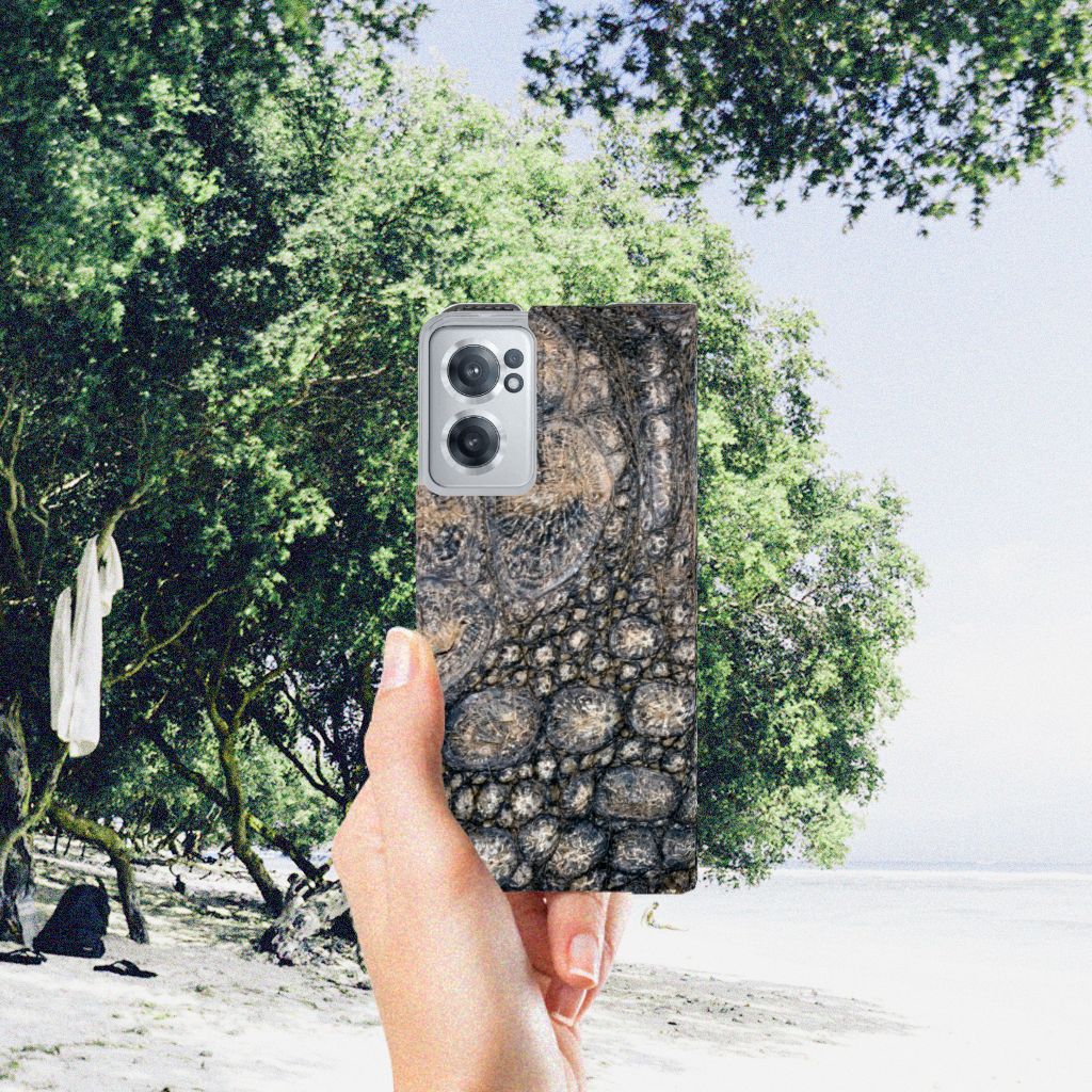 OnePlus Nord CE 2 5G Hoesje maken Krokodillenprint - B2C Telecom