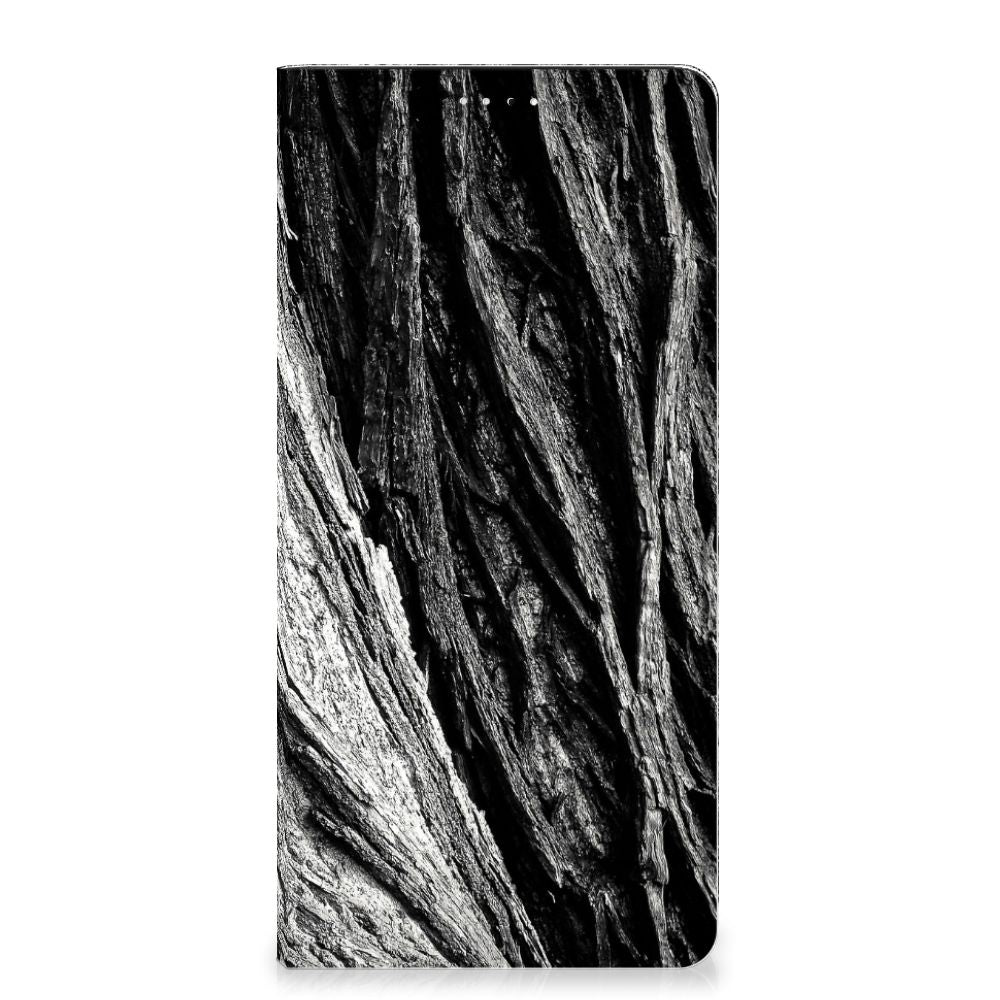 Book Wallet Case Samsung Galaxy A33 5G Boomschors Grijs - B2C Telecom