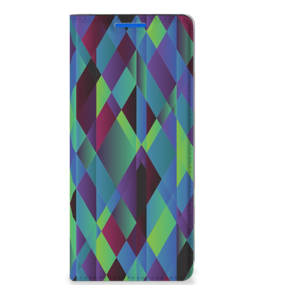 OPPO Reno 6 Pro Plus 5G Stand Case Abstract Green Blue - B2C Telecom