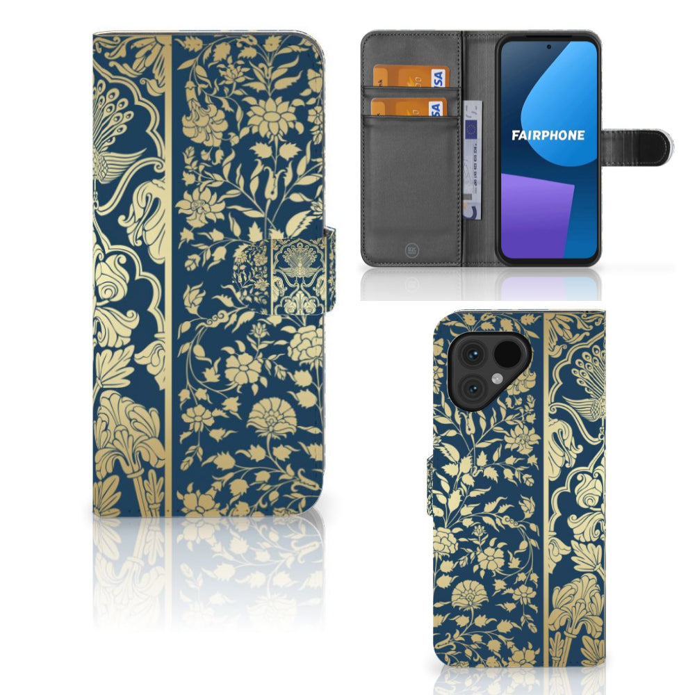 Fairphone 5 Hoesje Beige Flowers
