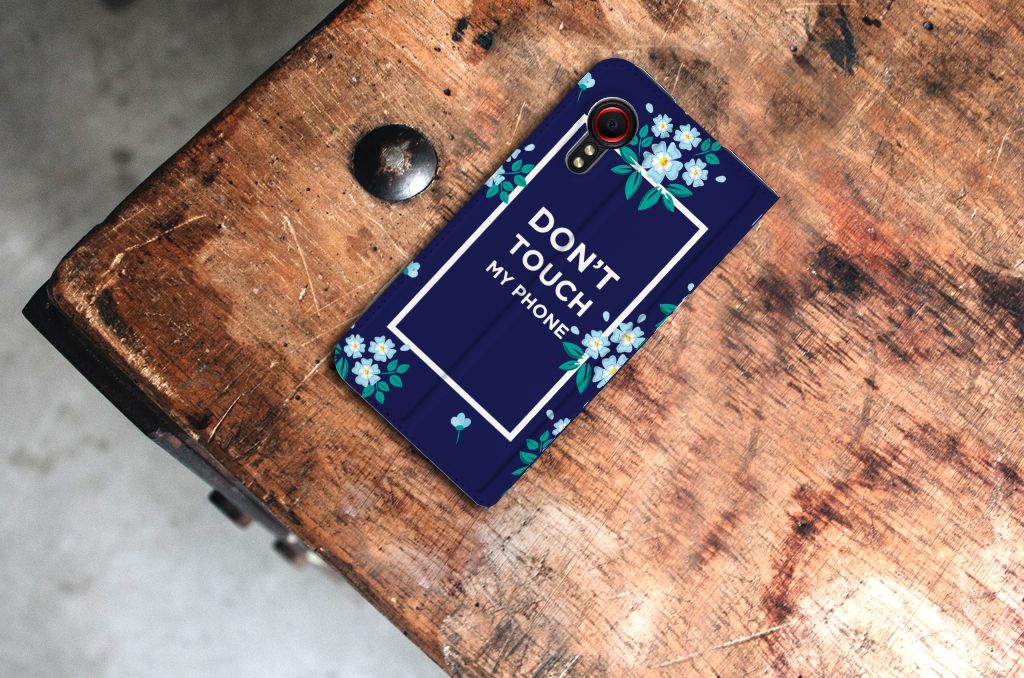 Samsung Galaxy Xcover 5 Design Case Flowers Blue DTMP - B2C Telecom