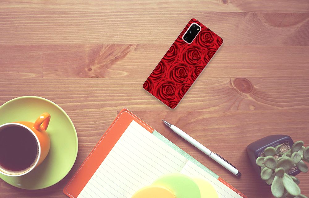 Samsung Galaxy S20 TPU Case Red Roses B2C Telecom