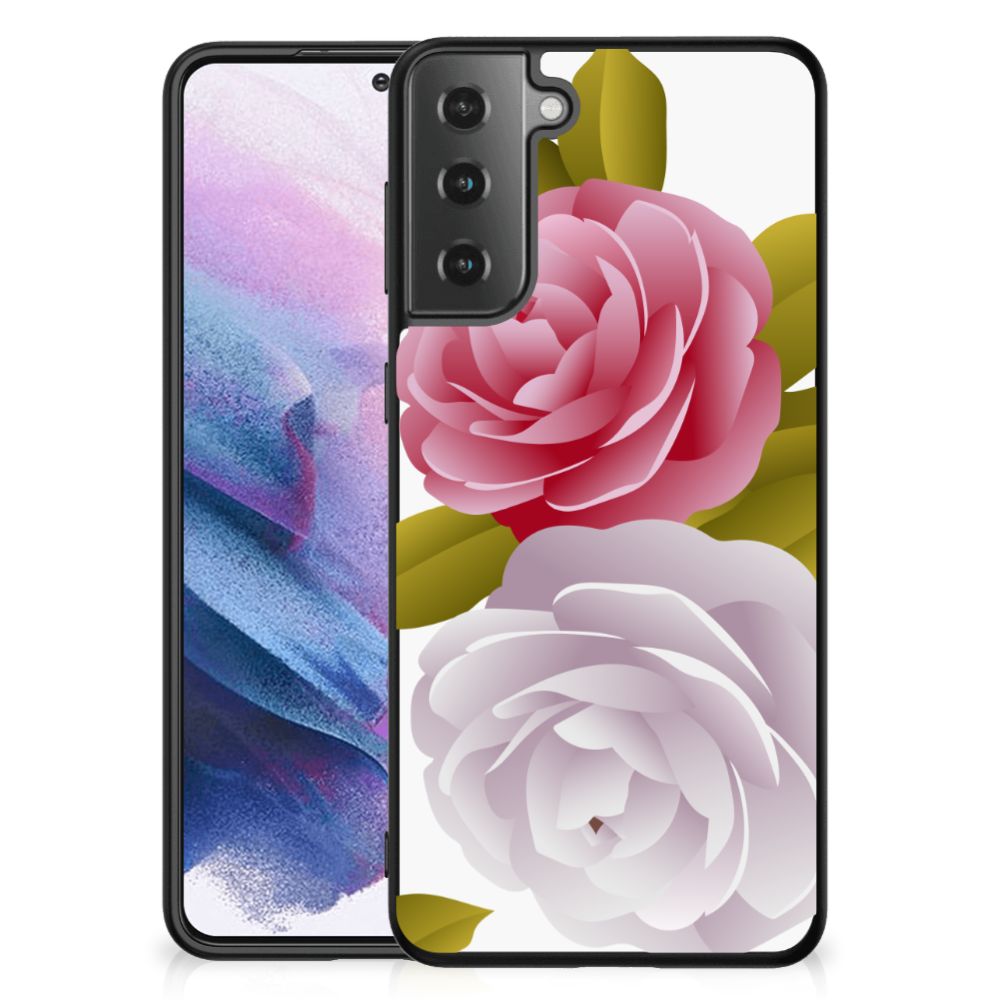 Samsung Galaxy S21 Plus Bloemen Hoesje Roses