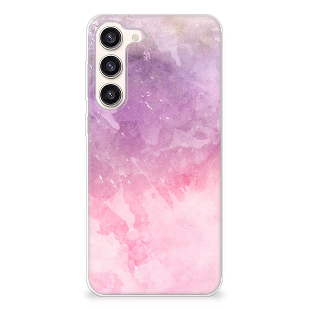 Hoesje maken Samsung Galaxy S23 Plus Pink Purple Paint B2C Telecom