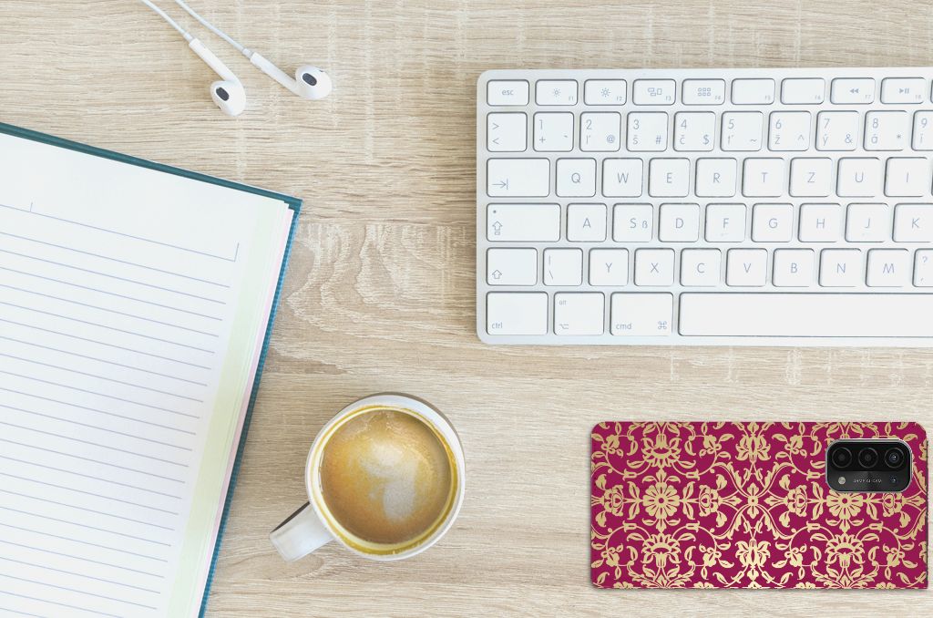 Telefoon Hoesje OPPO A54 5G | A74 5G | A93 5G Barok Pink - B2C Telecom