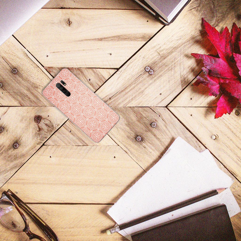 Xiaomi Redmi 9 TPU bumper Pattern Orange B2C Telecom