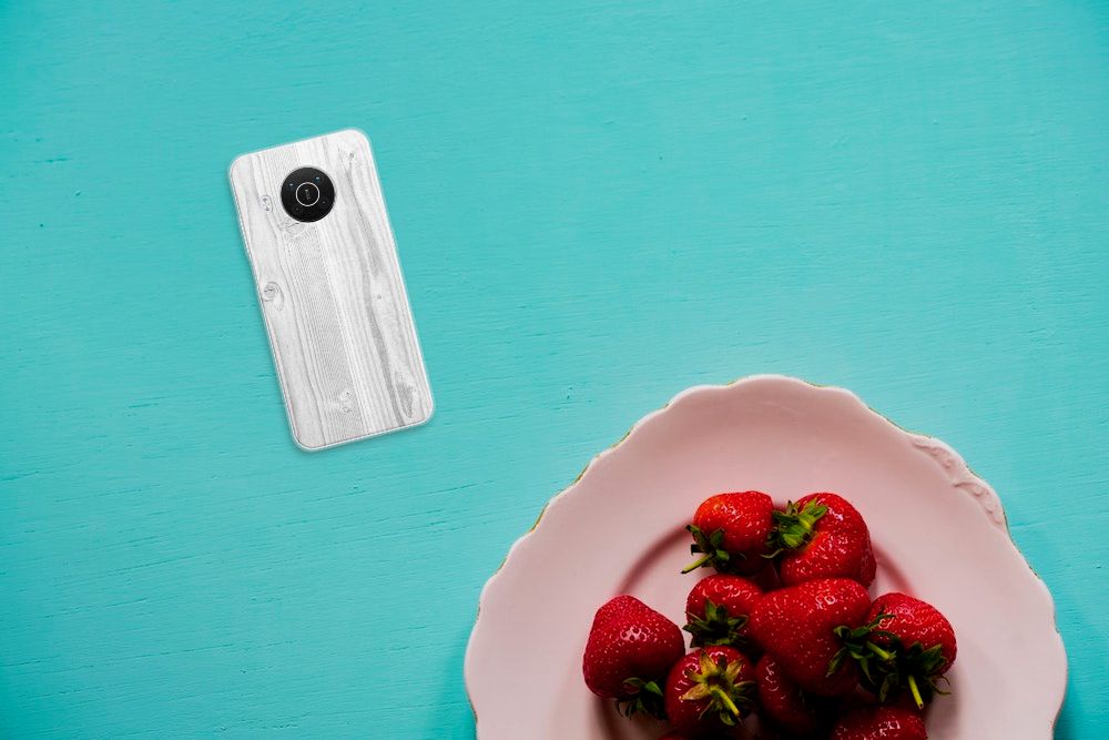 Nokia X10 | X20 Bumper Hoesje White Wood B2C Telecom
