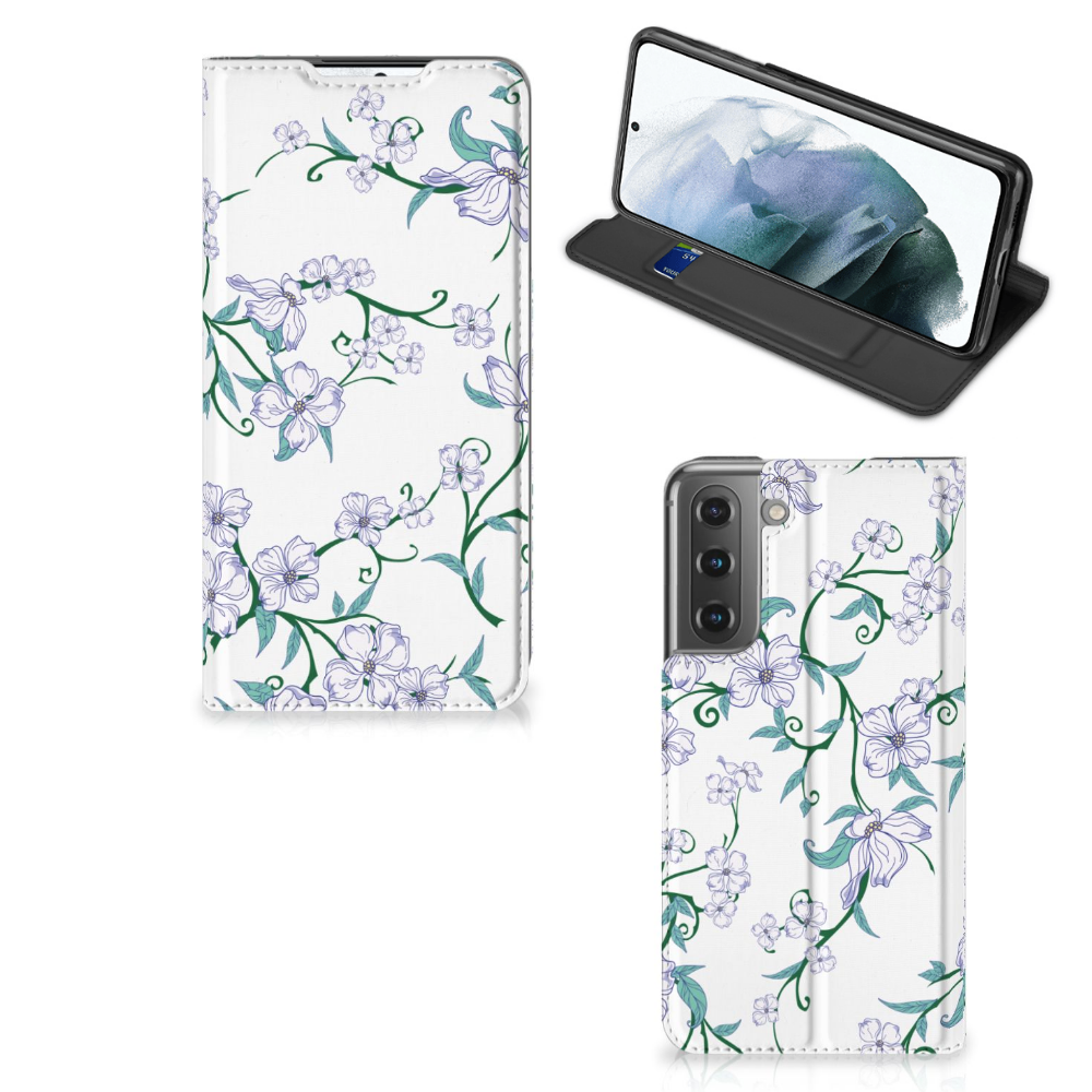 Samsung Galaxy S21 FE Uniek Smart Cover Blossom White - B2C Telecom