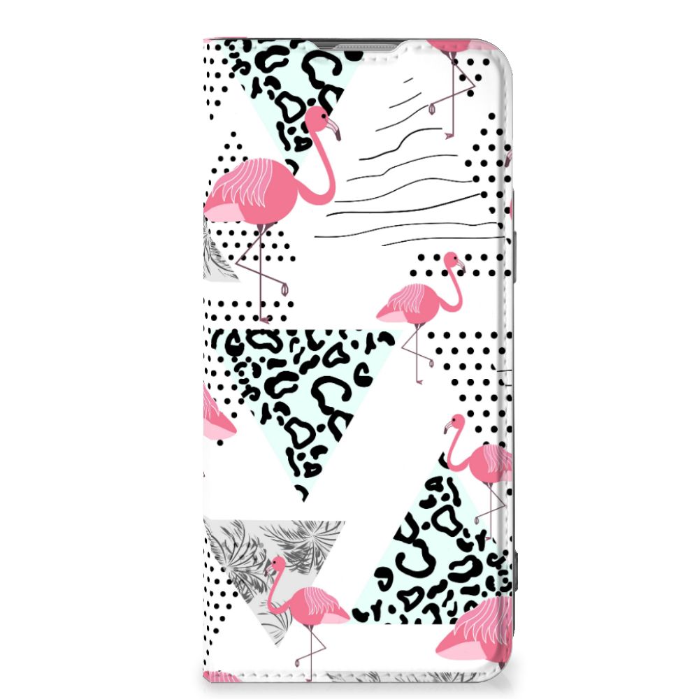OnePlus Nord 2T Hoesje maken Flamingo Triangle - B2C Telecom