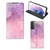 Bookcase Samsung Galaxy S21 Plus Pink Purple Paint - B2C Telecom