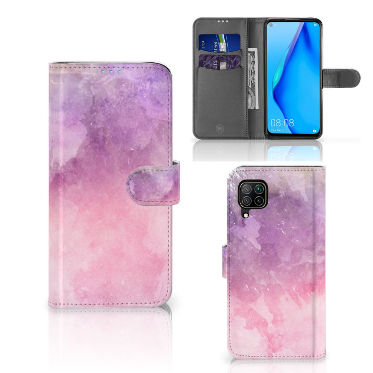 Hoesje Huawei P40 Lite Pink Purple Paint