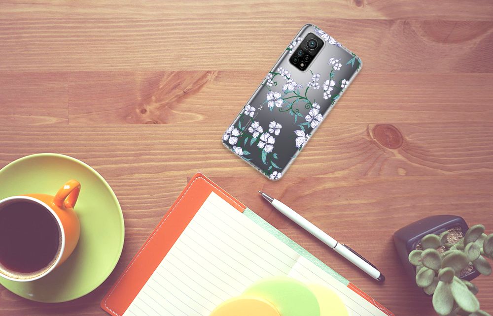 Xiaomi Mi 10T | 10T Pro Uniek TPU Case Blossom White B2C Telecom