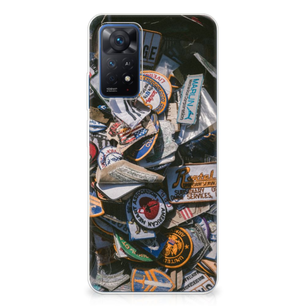 Xiaomi Redmi Note 11 Pro 5G Siliconen Hoesje met foto Badges B2C Telecom