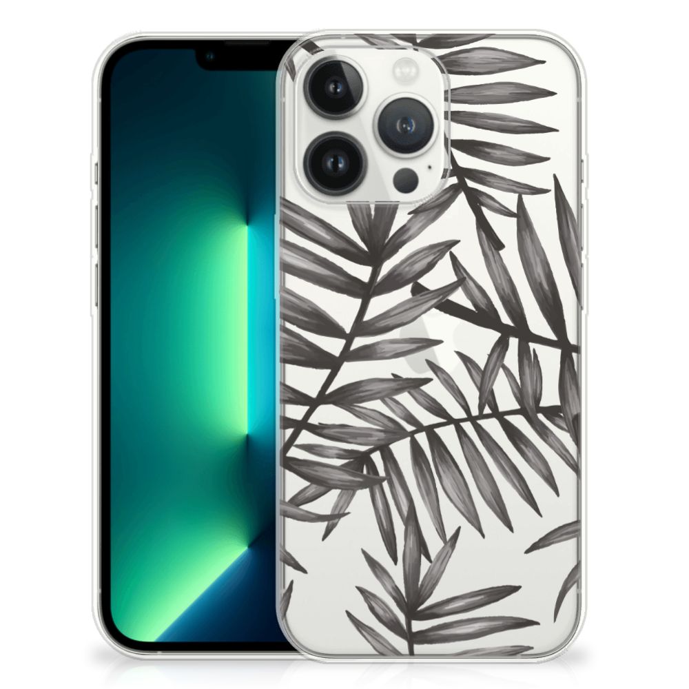 iPhone 13 Pro Max TPU Case Leaves Grey B2C Telecom