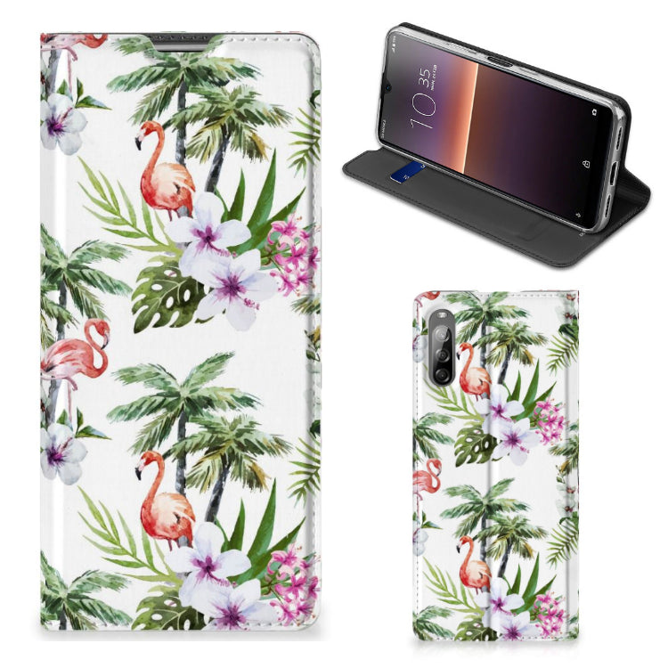 Sony Xperia L4 Hoesje maken Flamingo Palms